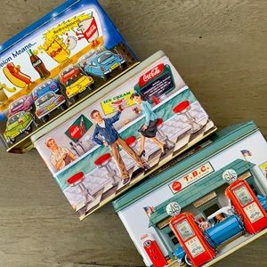 🥤Great Christmas gift! Vintage Coca-Cola tin containers (3).